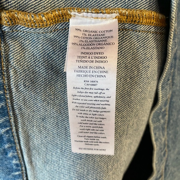 Faherty Michelle Denim Dress NWT size 4 - Picture 10 of 14